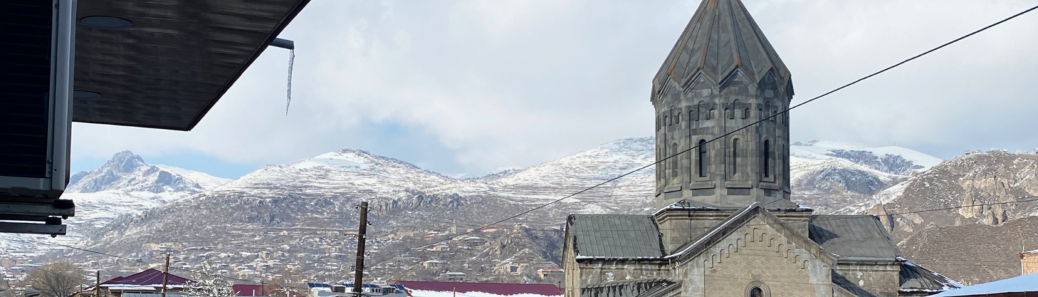 Ville de Goris dans le Syunik en Arménie